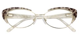 Sabrina Oval Dark &Tortoise Glasses1