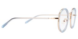 Tracy Round Light Blue Glasses4