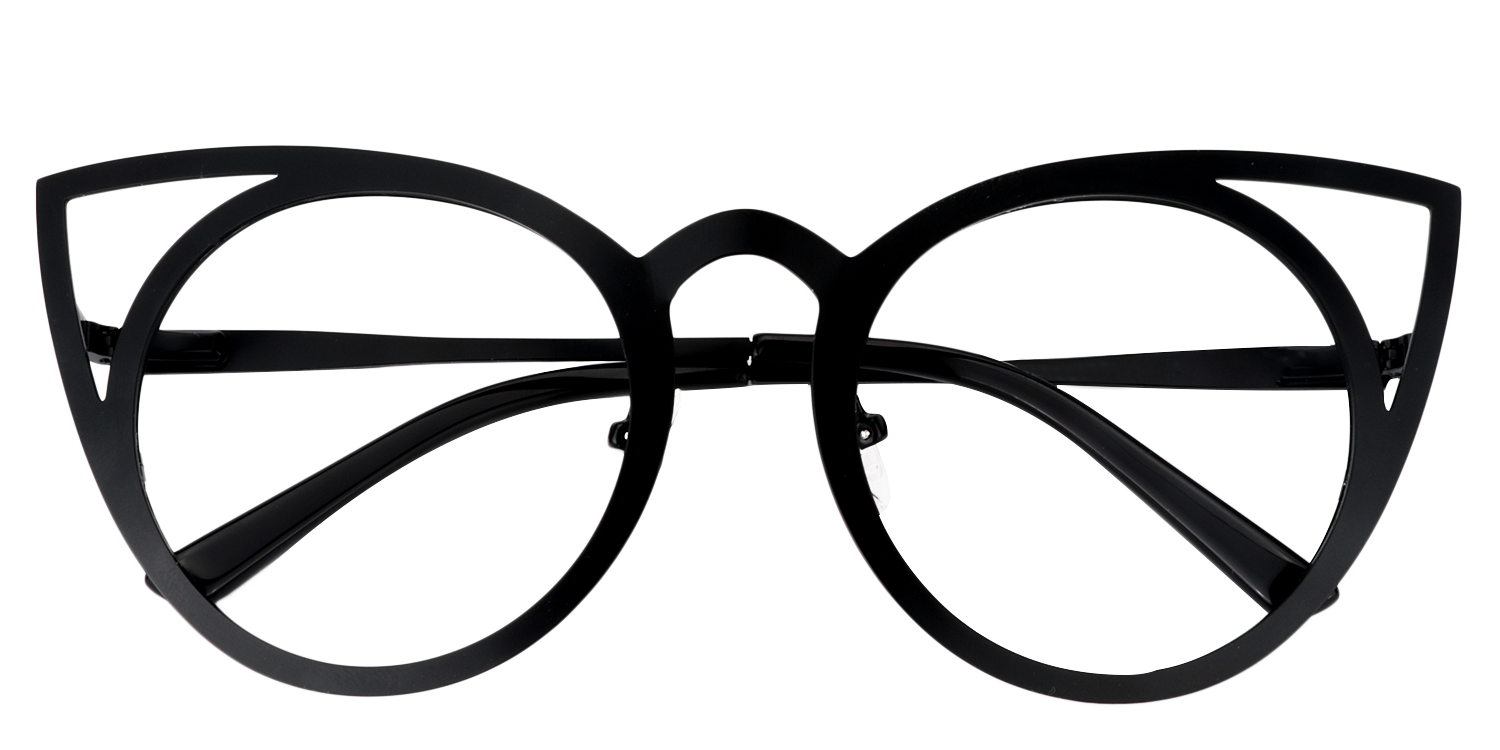 Cat-eye Black Glasses | Zeelool Glasses1
