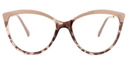 Omari Cateye Cameo-Brown Glasses0