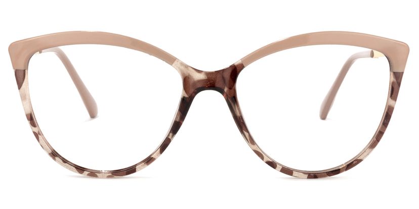 Omari Cateye Cameo-Brown Glasses