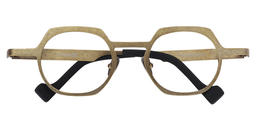 Hilary Geometric Brown Glasses1