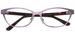 Shelly Cat Eye Purple Glasses1