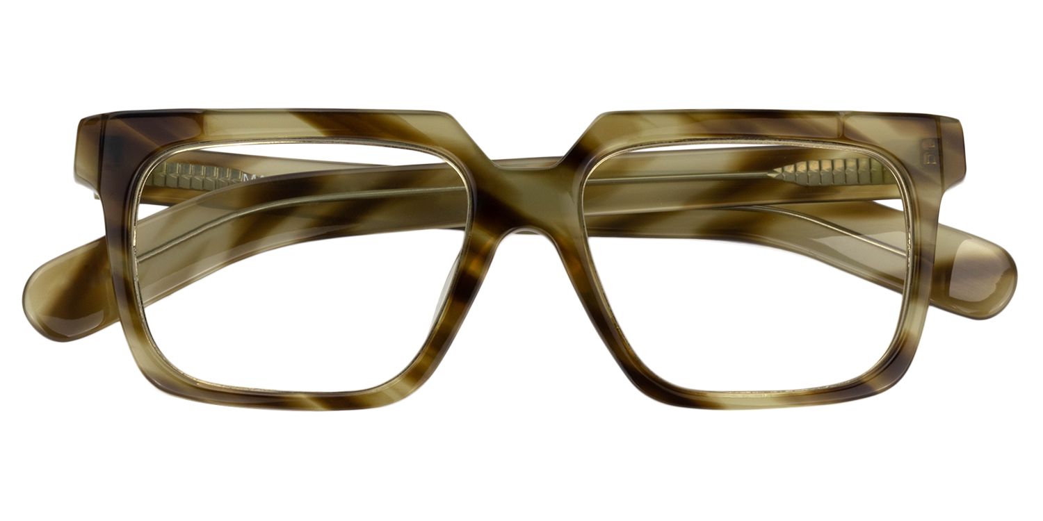 Square Dark Brown Glasses | Zeelool Glasses1