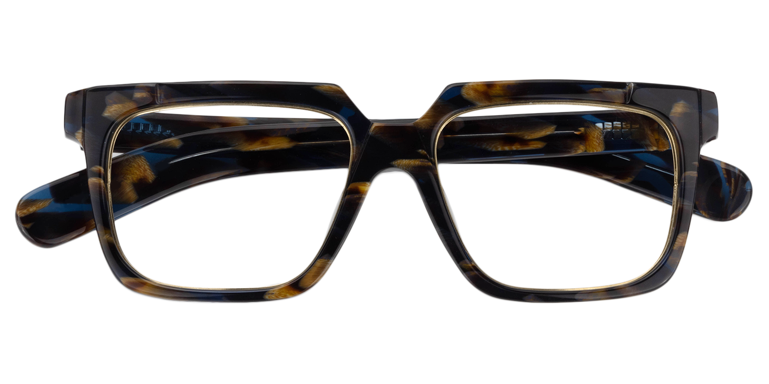 Square Dark Brown Glasses | Zeelool Glasses1