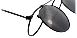 Bertie Aviator Black Glasses2