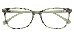 Abigail Acetate Green Glasses1