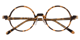 Calla Round Yellow Tortoise Glasses1