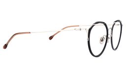 Bennett Round Black Glasses4