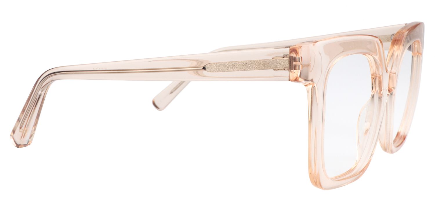 Square Beige Glasses | Zeelool Glasses4