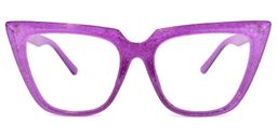 Phillip Cateye Purple Glasses0