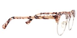 Lillian Round Brown/Pattern Glasses4