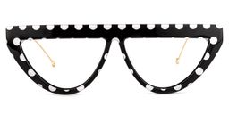 Gyllenhaal Cateye Black Glasses0
