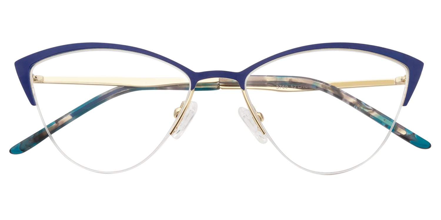 Cat Eye Blue Glasses | Zeelool Glasses1