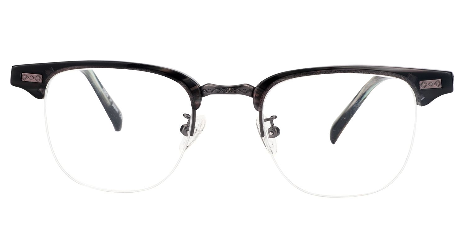 Browline Brown Glasses | Zeelool Glasses0