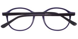 Vanessa Round Purple Glasses 5