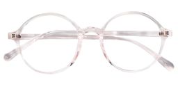 Kay Clear Round Glasses 1