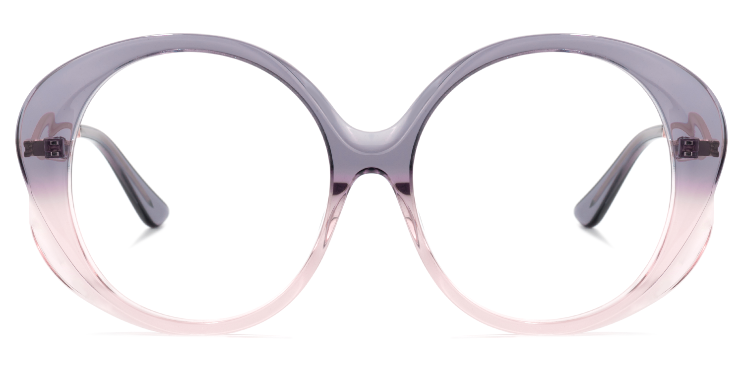 Round Purple Glasses | Zeelool Glasses0