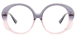 Clinton Round Purple Glasses0