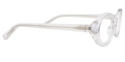 Calista Oval Clear Sunglasses4