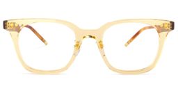 Quinlan Square Earthy-Yellow Glasses0