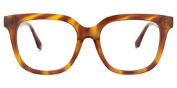 Quiana Square Yellow-Tortoise Glasses1