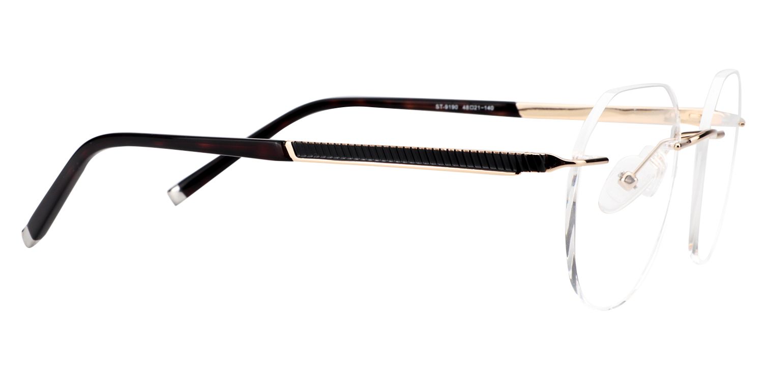 Round Gold Glasses | Zeelool Glasses4