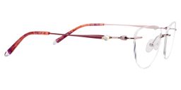 Cyndi Oval Light Purple Glasses4