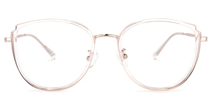 Reagan Cateye Clear Glasses