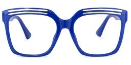 Rylan Square Blue Glasses0