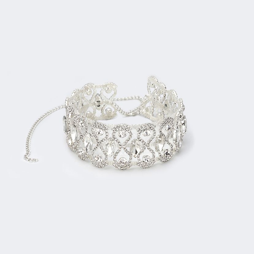 Glaring Occidental Style Silver Necklace