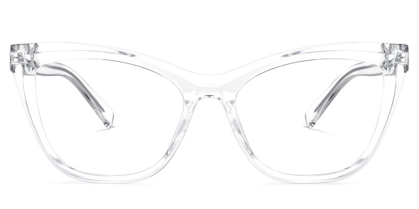Raegan Cateye Clear Glasses