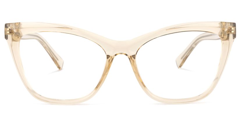 Raegan Cateye Beige Glasses