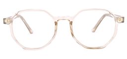 Steven Geometric Beige Glasses0
