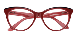 Aletta Cat Eye Red Glasses1