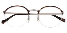 Finn Round Light Tortoise Glasses 1