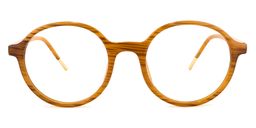 Tomas Round Brown Glasses0