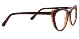Aiken Cat eye Gray Tortoise Glasses2