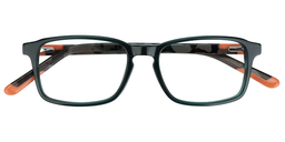 Rowan Rectangle Dark Green Glasses1