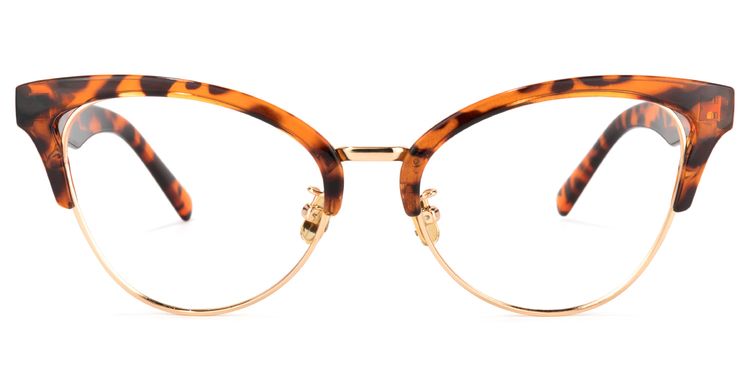 Charlene Browline Tortoise Glasses