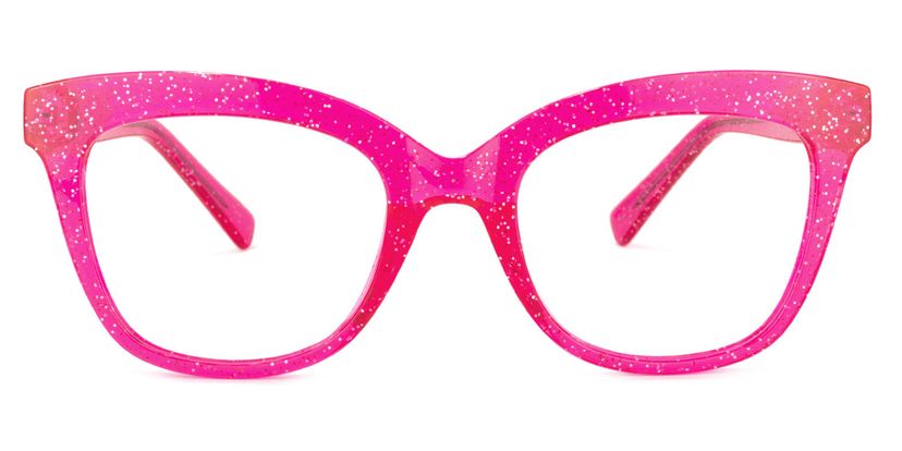 Santiago Cateye Bright-Pink Glasses