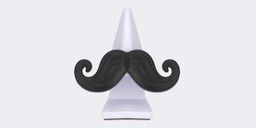 Comical Mustache Eyeglass Holder0