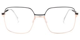 Yadira Square Two-Tone Glasses0