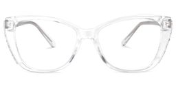 Yoselin Cateye Clear Glasses0