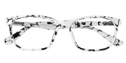 Alden Rectangle White Glasses1