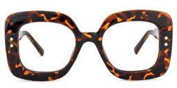 Eloise Square Tortoise Glasses0