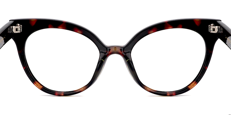 Cateye Dark Blue Glasses5