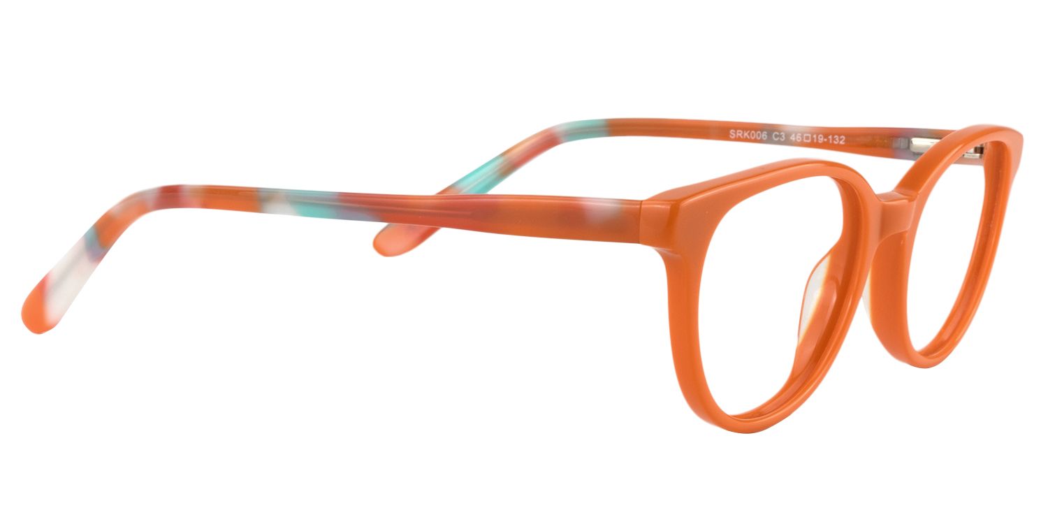 Square Orange Glasses | Zeelool Glasses4