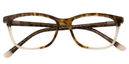 Amanda Rectangle Tortoise Glasses1