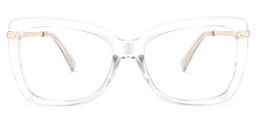 Yulia Cateye Clear Glasses0